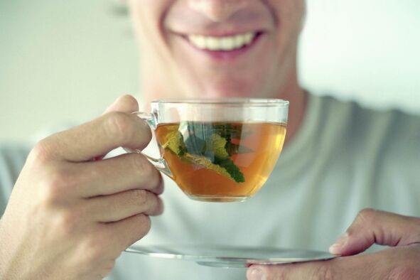 Kräutertee zur Behandlung von Prostatitis